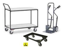 Chariots et plateaux roulants ESD 