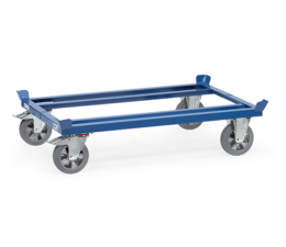 Heavy duty pallet dolly 1255 x 855, payload 1200 kg, for Euro size pallets