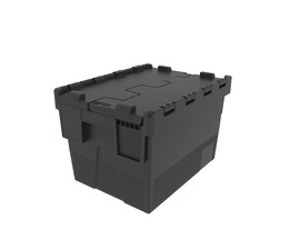 LOADHOG Bacs de distribution 400x300x264 gris foncé/noir , 22 Litres