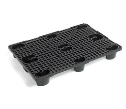 Nestable pallet 1200x800x145 mm, with 9 rounded and reinforced feet