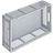 Bac norme Europe 600x400x170 mm parois  perforées, pour charges lourdes et usage alimentaire Bac norme Europe 600x400x170 mm parois  perforées, pour charges lourdes et usage alimentaire
