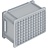 Bac norme Europe 400x300x220 mm fond plein renforcé, pour charges lourdes et usage alimentaire