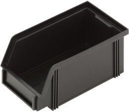 Bacs à bec ESD, 175x100x75 mm, 0.8 L, noir, pour usage Anti-electrostatique, conducteur