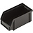 Bacs à bec ESD, 175x100x75 mm, 0.8 L, noir, pour usage Anti-electrostatique, conducteur