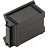 Bacs à bec ESD, 175x100x75 mm, 0.8 L, noir, pour usage Anti-electrostatique, conducteur