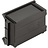 Bacs à bec ESD, 350x200x145 mm, 6.5 L, noir, pour usage Anti-electrostatique, conducteur