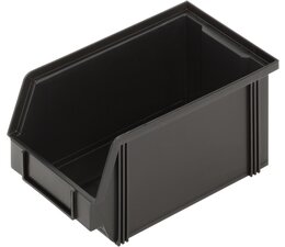 Bacs à bec ESD, 235x145x125 mm, 2.5 L, noir, pour usage Anti-electrostatique, conducteur