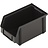 Bacs à bec ESD, 235x145x125 mm, 2.5 L, noir, pour usage Anti-electrostatique, conducteur