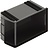 Bacs à bec ESD, 350x200x200 mm, 9.4 L, noir, pour usage Anti-electrostatique, conducteur