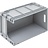 Eurocontainer 600x400x320 mm solid wall with open front, heavy duty, food proved plastic