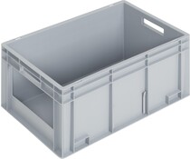 Euronorm bak 600x400x280 gesloten met open frontzijde