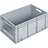 Eurobehälter 600x400x280 mm offene Frontseite, geeignet für schwere Lasten und Lebensmittekontakt