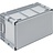 Euronorm bak 600x400x320 mm gesloten wanden en bodem, voor zware lasten en voedingsgeschikt