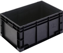 ESD Euronorm bak 600x400x320 gesloten wanden en bodem