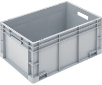Euronorm bak 600x400x320 gesloten versterkte bodem