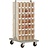 Magasin mobile , avec 70 bacs basculants , support double face mobile