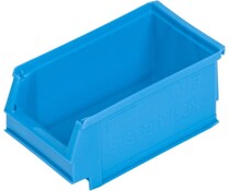 Kunststof Magazijnbak 160x100x75 mm, 1L blauw