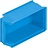 Storage bin SB5 160x100x75 mm, 1L , colour blue