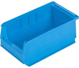 Kunststof Magazijnbak SB3Z 350x210x145 mm, 9L, kleur blauw