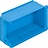 Kunststoff Sichtlagerkasten SB3Z 350x210x145 mm, 9 l, Farbe blau