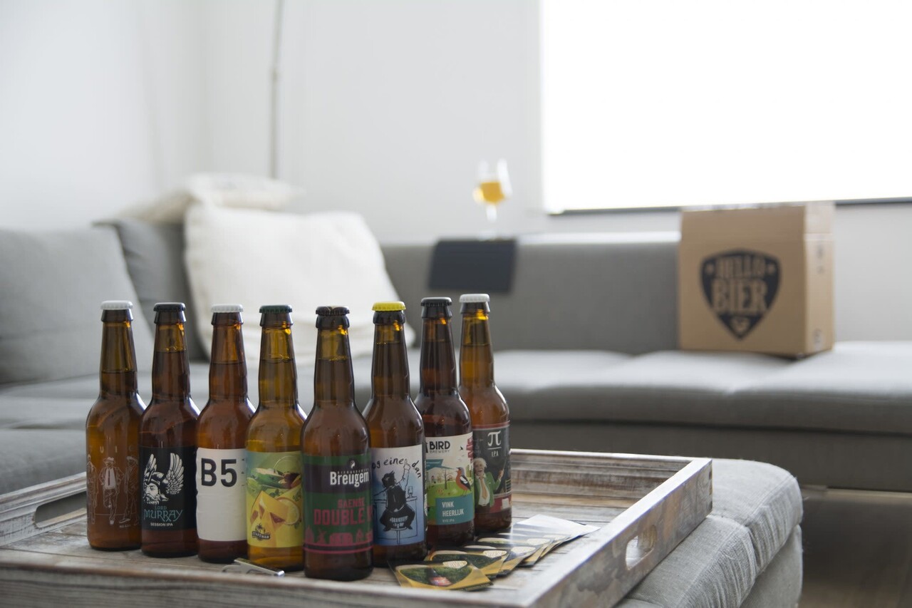 Hellobier Proefbox Hellobier met 8 verschillende bieren Hellobier Proefbox Hellobier met 8 verschillende bieren
