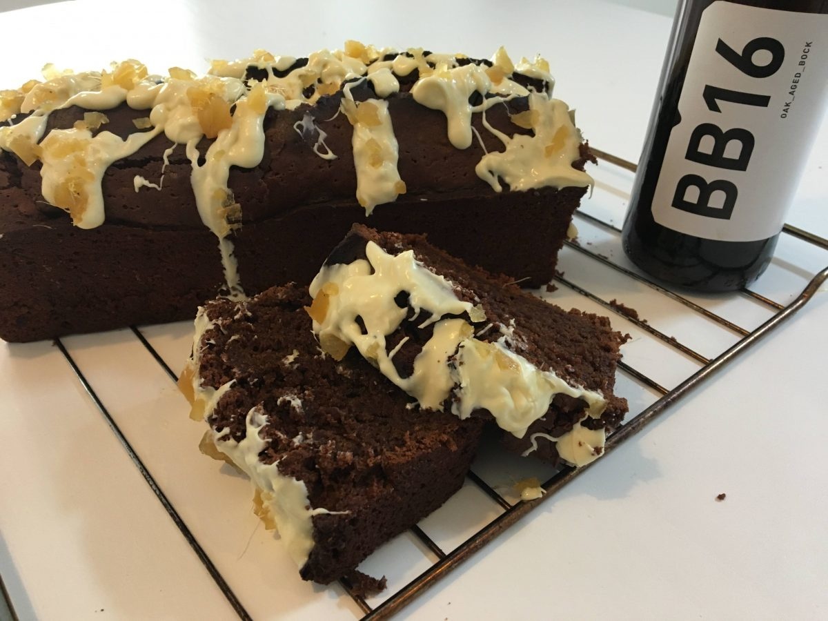 Chocolade- biercake met BB16 Oak Aged Bockbier Chocolade- biercake met BB16 Oak Aged Bockbier