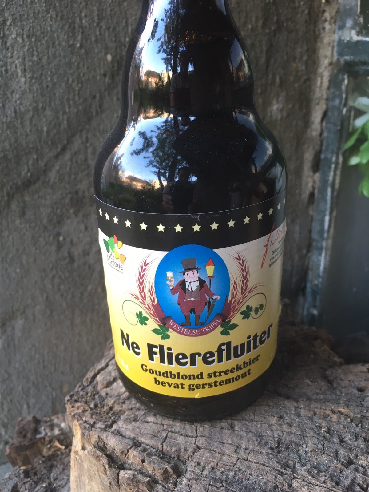 Ne Flierefluiter Herkomst: Zammel, België Oker blond bier met een volle schuimkraag. Door deze schuimkraag ruik je frisse zurige aroma’s. Voor een blond bier heeft het een heftige smaak. In de smaak herken je ook een zuurtegehalte maar ook de bitterheid ontbreekt niet. Dit tweetal kenmerken doet ons denken aan tonic. Het bier bevat een alcoholpercentage van 8,5%. Advies serveertemperatuur: 6 à 8 graden.