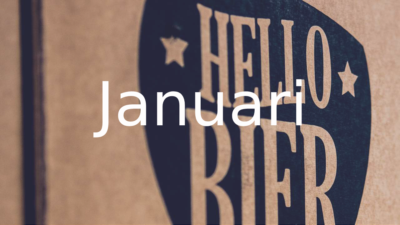 Speciaalbier – bierpakket januari 2018