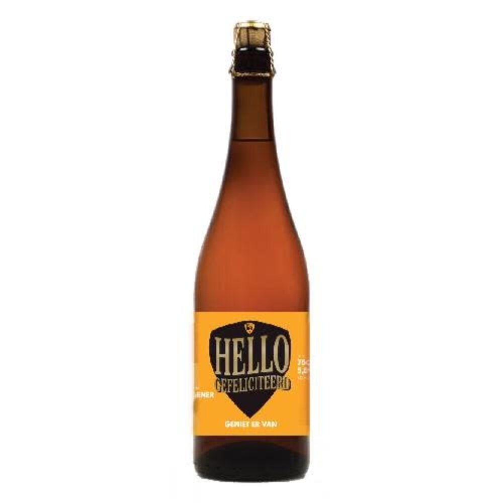 Hellobier Hello Gefeliciteerd 75Cl Hellobier Hello Gefeliciteerd 75Cl