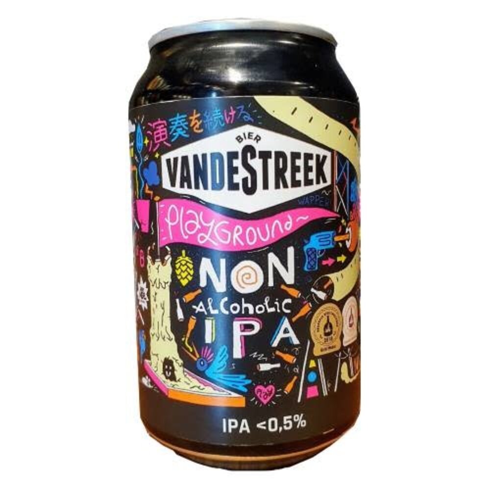 VandeStreek Vandestreek Playground Alcoholvrije IPA 33cl 0.5% VandeStreek Vandestreek Playground Alcoholvrije IPA 33cl 0.5%