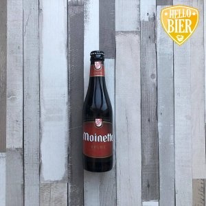 Moinette Brune   Herkomst: Tourpes, België  Kastanjebruin bier met beige schuimkraag. Zacht van smaak met een laag koolzuurgehalte. Smakenpallet bestaat uit rood fruit en karamel. De afdronk is licht zoet maar maakt je mond niet plakkerig. Moinette Brune is afkomstig van Brasserie Dupont. Een brouwerij met een rijke historie waarvan de boerderij al werd gebouwd in 1759 maar pas werd omgetoverd tot brouwerij in 1844.  Een brouwerij waarbij Saison Dupont symbool staat voor de brouwerij dat al in 1920 werd gebrouwen. Moinette Brune stamt uit 1986. Naast een brouwerij vindt je op de locatie ook een bakkerij en kaasmakerij.   Alcoholpercentage: 8,5%