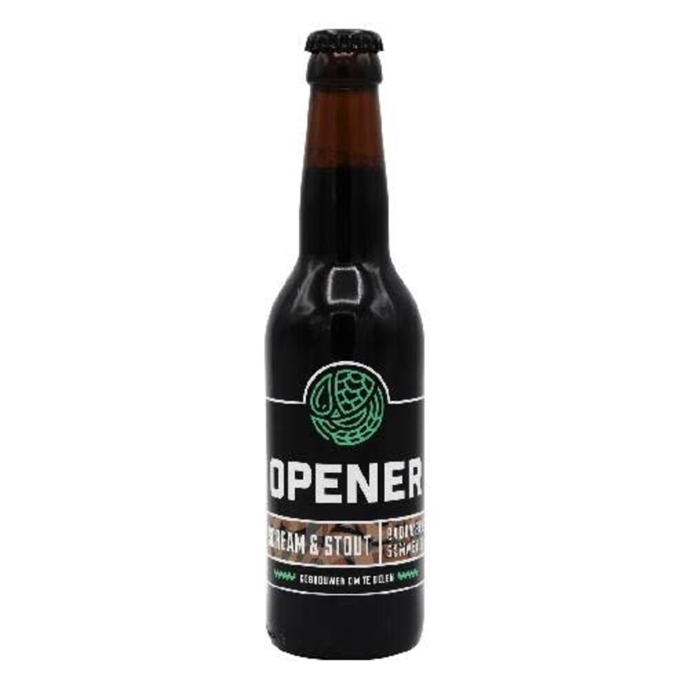 Opener Lekkerst Brabants bier 2022 OPENER Scream en Stout 33 cl Opener Lekkerst Brabants bier 2022 OPENER Scream en Stout 33 cl