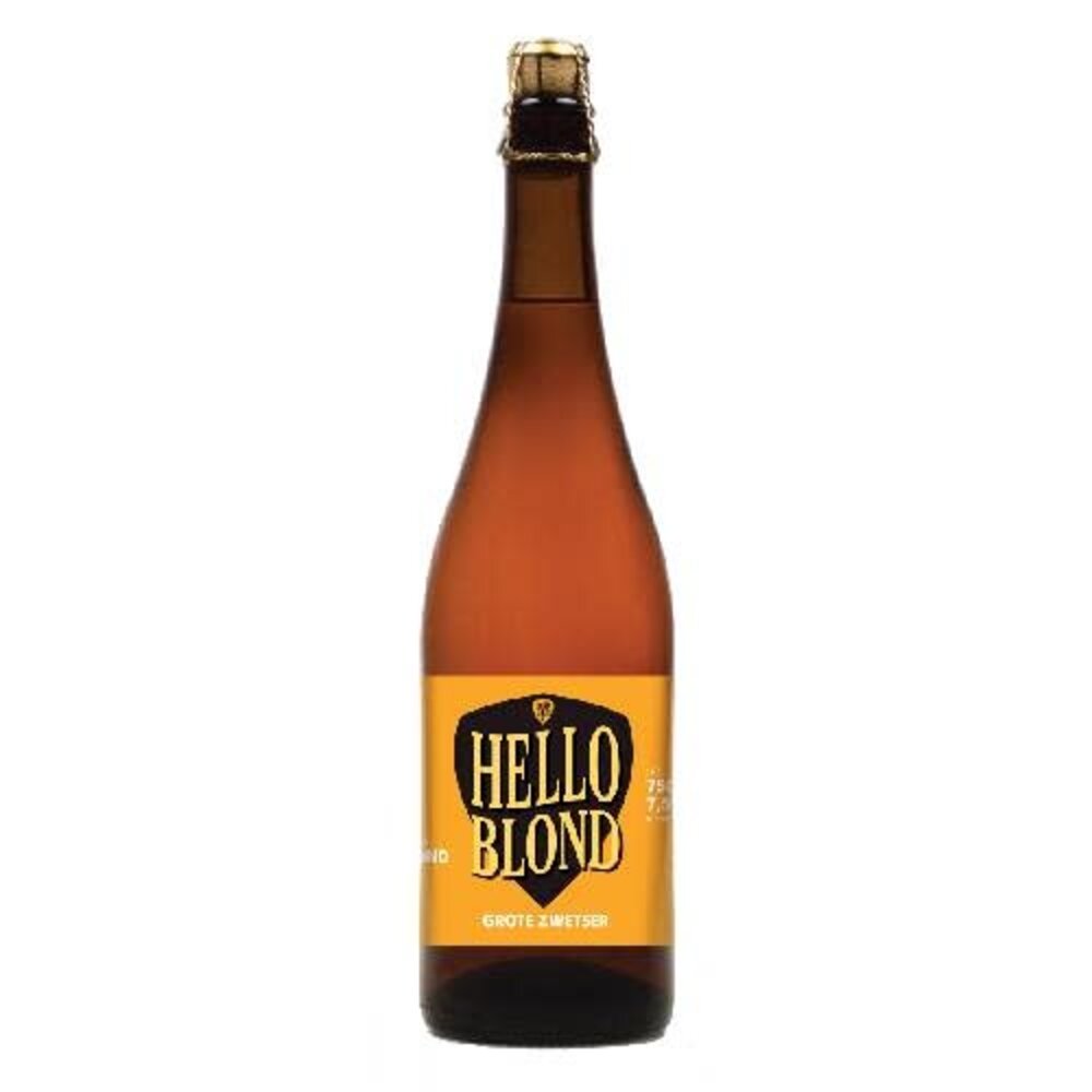 Hellobier Hello Blond 75cl 7,5% Hellobier Hello Blond 75cl 7,5%