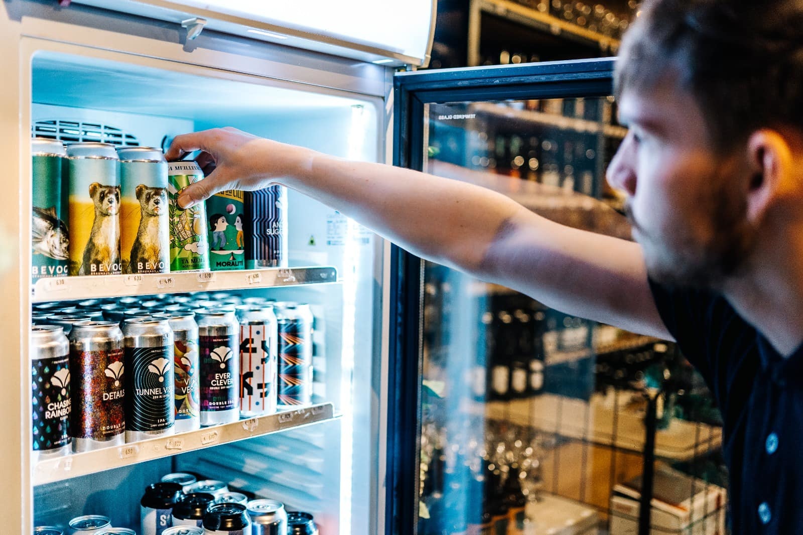 Koud speciaalbier tijdens Fabriek Magnifique Veghel 2022 Koud speciaalbier tijdens Fabriek Magnifique Veghel 2022