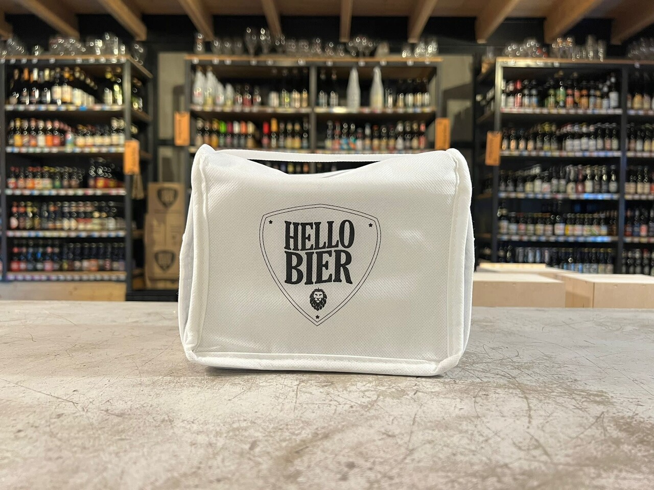 Hellobier Koeltas 6pack Hellobier Hellobier Koeltas 6pack Hellobier