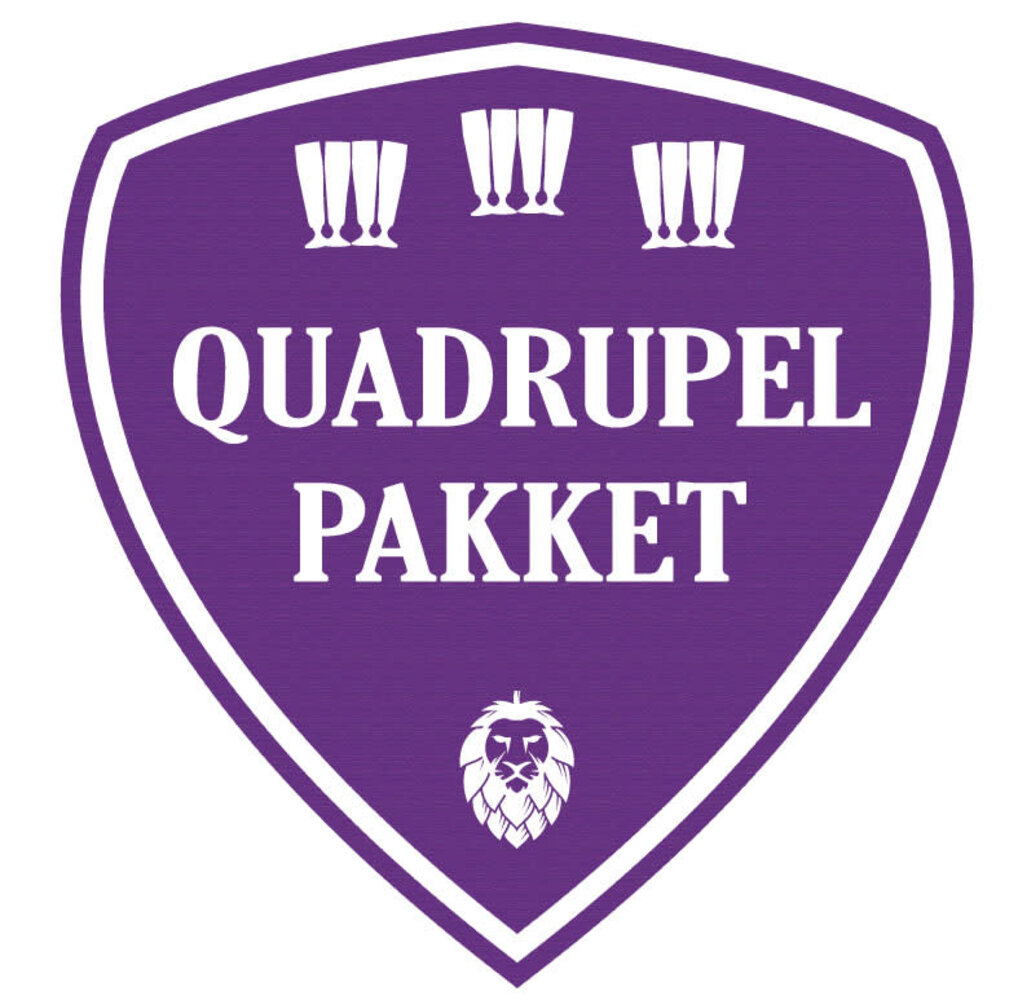 Hellobier Quadrupel bierpakket 12 verschillende Quadrupel  bieren