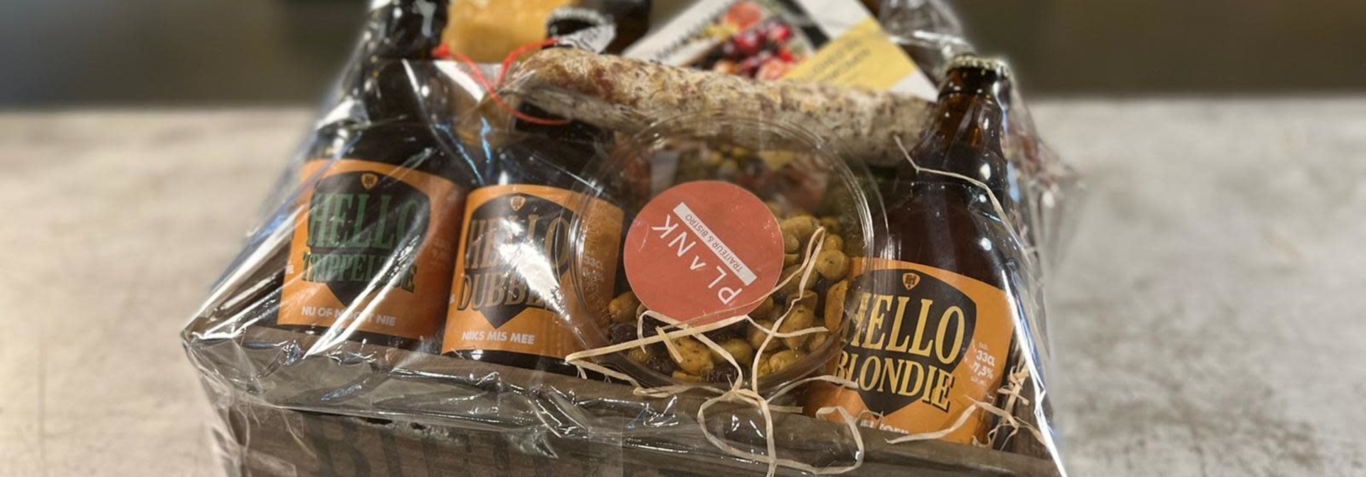 Kerstpakket met bier en hapjes