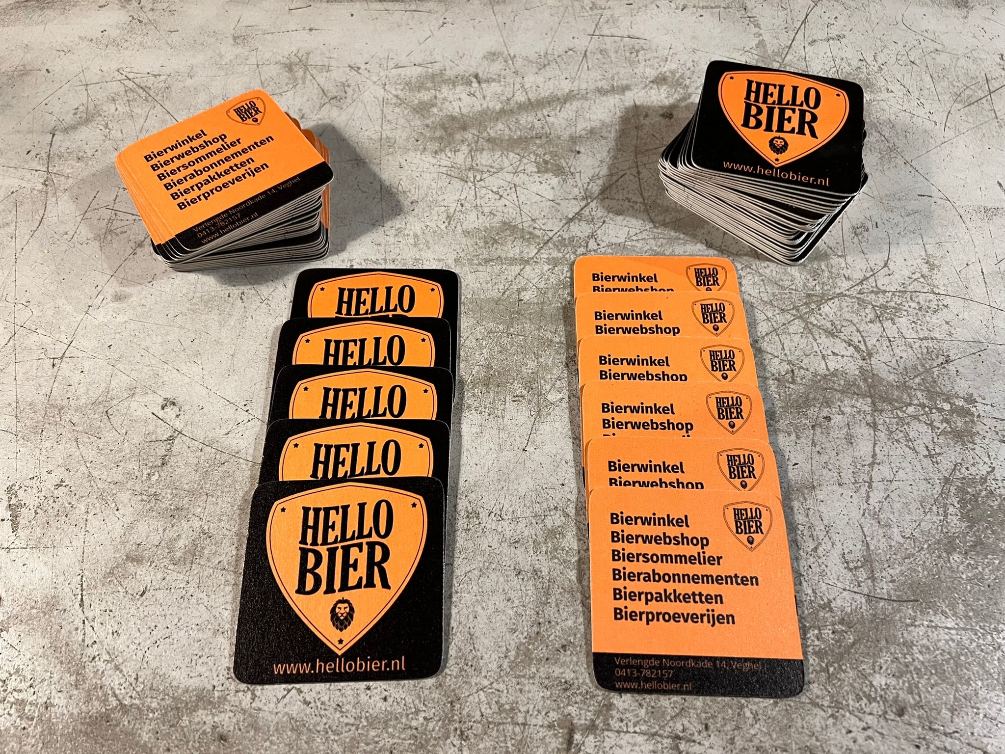 Zelf ontworpen bierviltjes door Studentendrukwerk Zelf ontworpen bierviltjes door Studentendrukwerk