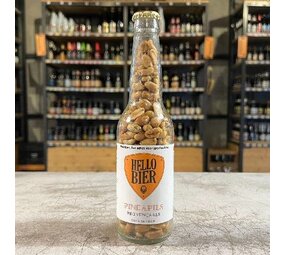 Hellobier Provencaalse Pinda's in een bierfles