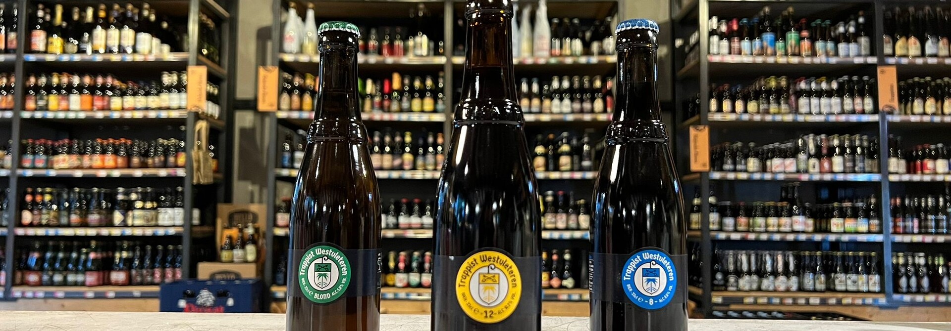 Westvleteren te koop in de winkel bij Hellobier