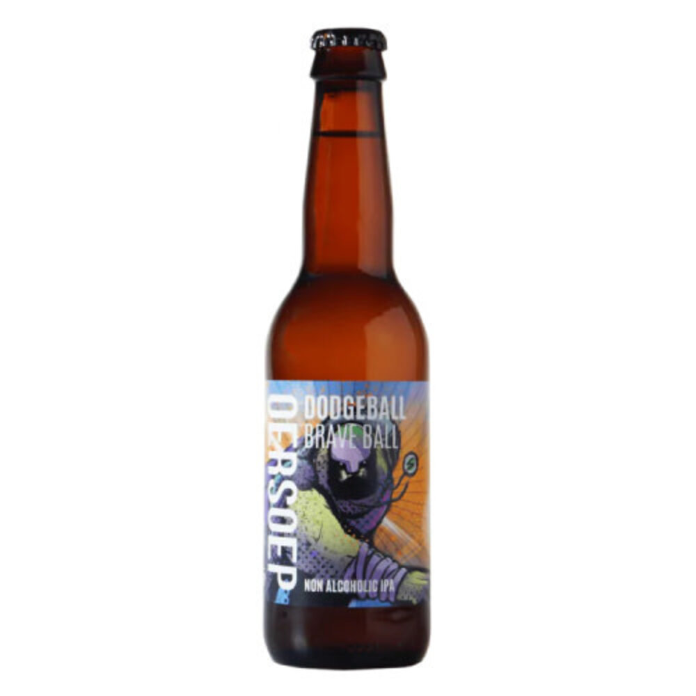 Oersoep Oersoep Dodgeball Brave Ball Non Alcholic IPA 33cl 0,3% Oersoep Oersoep Dodgeball Brave Ball Non Alcholic IPA 33cl 0,3%