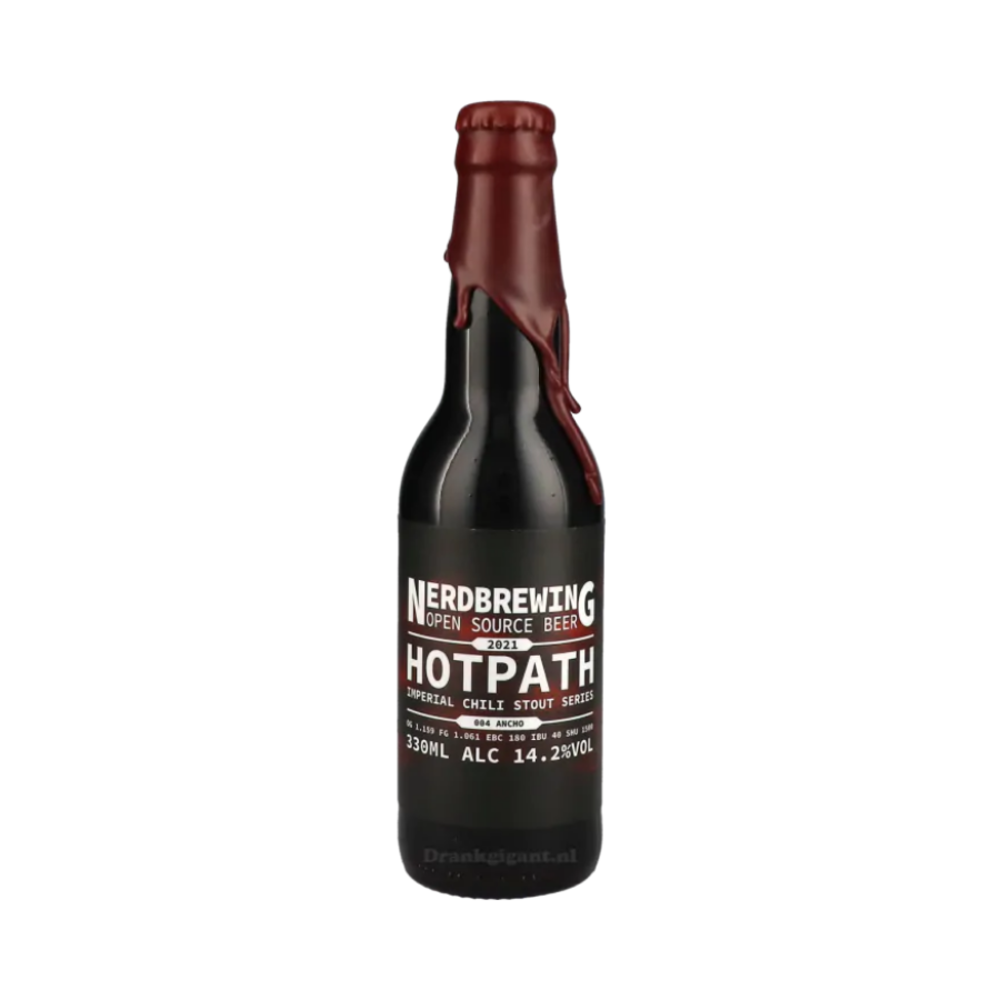 Nerdbrewing Nerdbrewing Hotpath Imperial Chili Stout 004 Ancho 33cl 14,2% Nerdbrewing Nerdbrewing Hotpath Imperial Chili Stout 004 Ancho 33cl 14,2%