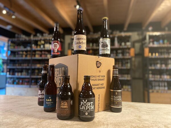 Hellobier Quadrupel bierpakket 12 verschillende Quadrupel  bieren