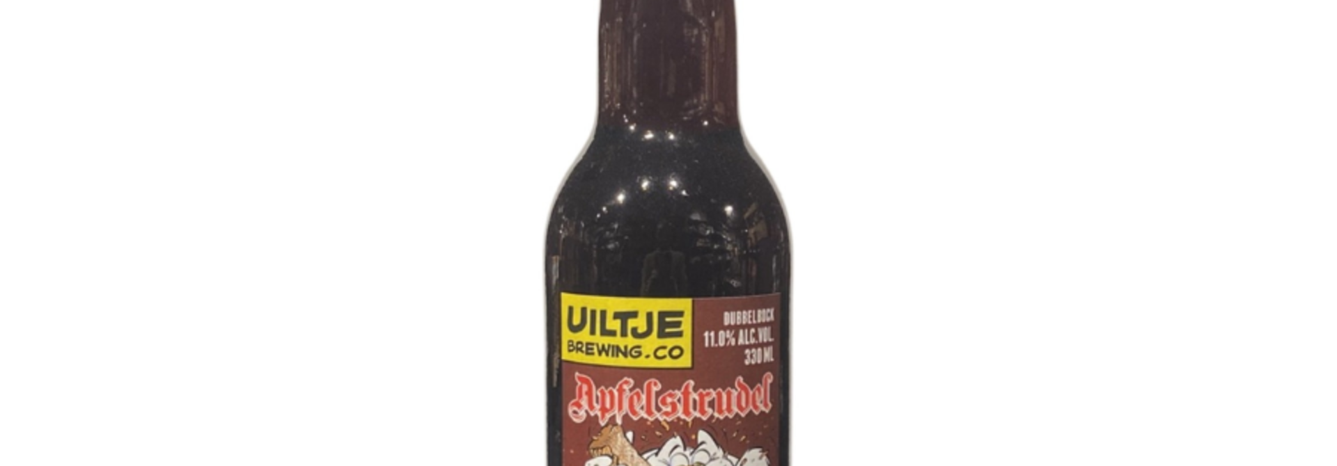 Uiltje Apfelstrudel Doppelbock One-Way 33cl 11%