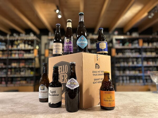 Hellobier Trappisten bierpakket 8 of 12 verschillende bieren Hellobier Trappisten bierpakket 8 of 12 verschillende bieren