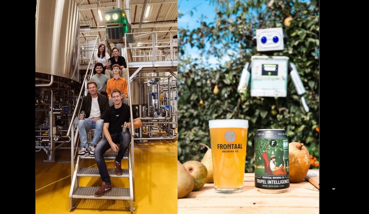 Frontaal Brewing Company en Handpicked Agencies slaan de handen ineen voor AI-gestuurde creatie van Belgische Tripel