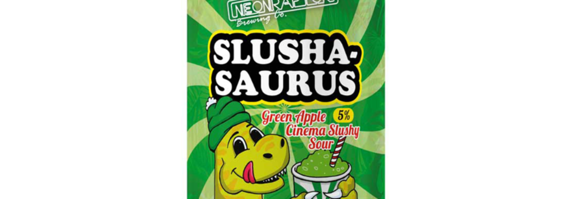Neon Raptor Slushasaurus: Green 44cl 5%