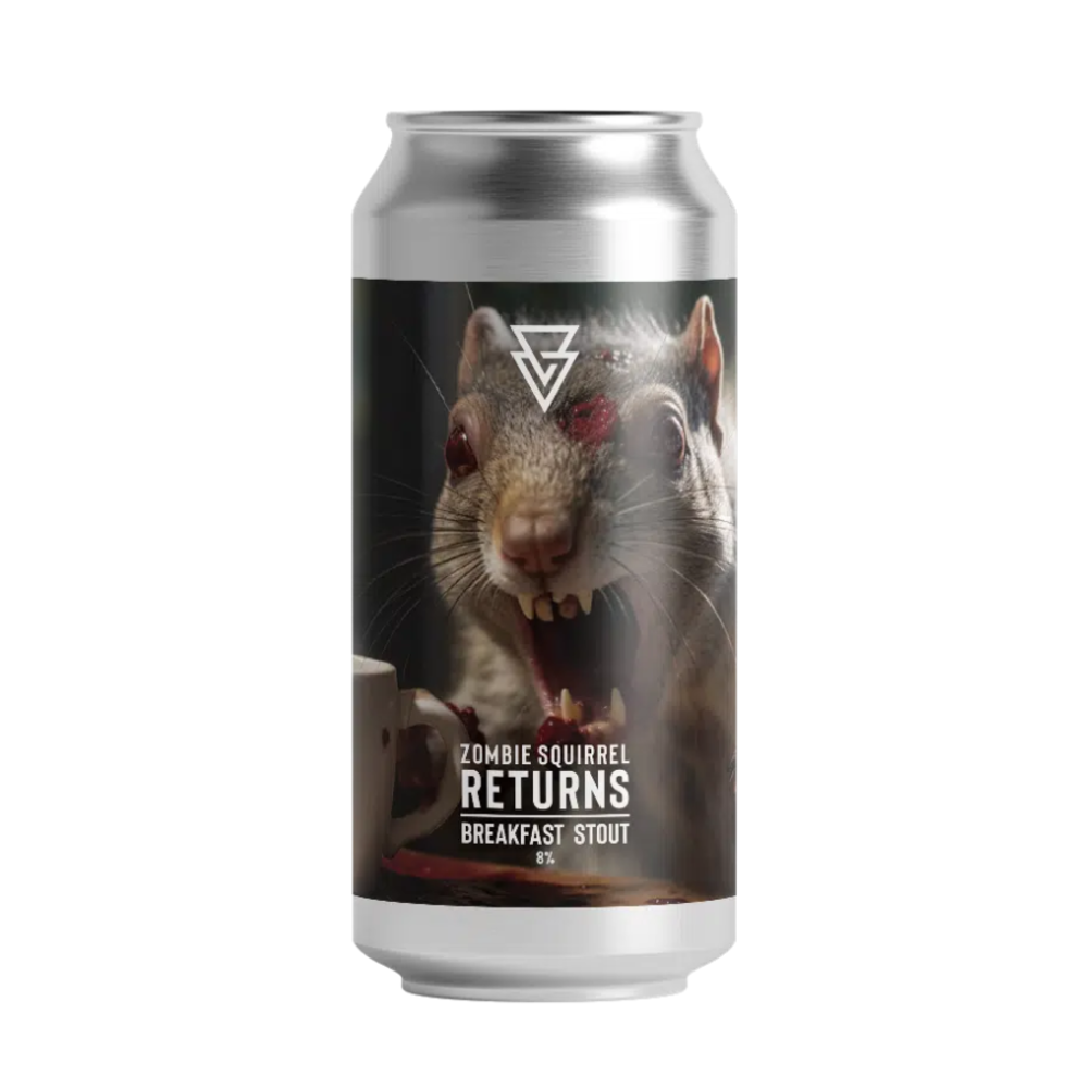 Azvex Brewing Zombie Squirrel Returns 44CL 8% Azvex Brewing Zombie Squirrel Returns 44CL 8%