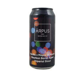 Arpus Vanilla x Maple 24 Month Bourbon Barrel Aged Imperial Stout 44CL Arpus Vanilla x Maple 24 Month Bourbon Barrel Aged Imperial Stout 44CL