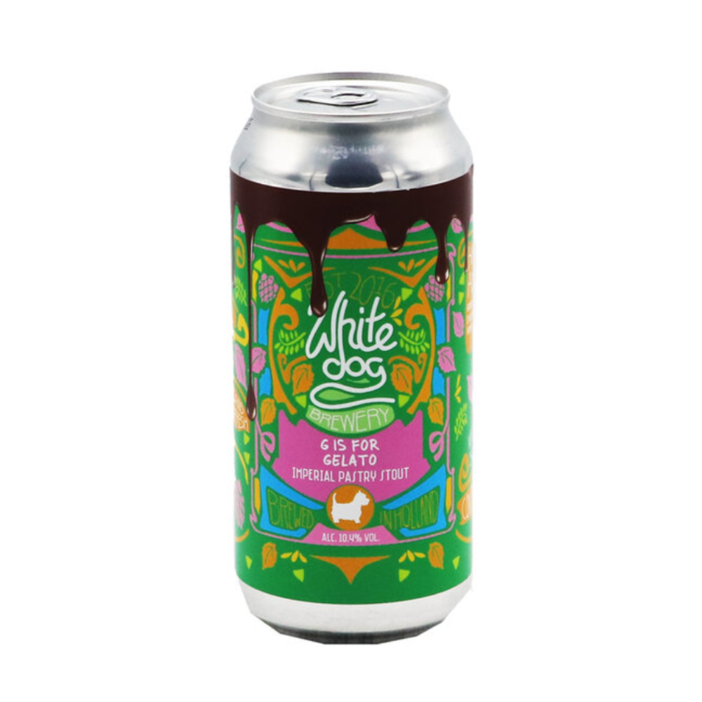 White Dog Brewery White Dog G is for Gelato 44CL 10,4% White Dog Brewery White Dog G is for Gelato 44CL 10,4%